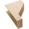 Ekena Millwork 9"W x 18"D x 27"H Classic Clemmons Rough Cedar Woodgrain TimberThane Corbel, Primed Tan CORUR09X18X27CLERCPR - alternate 4